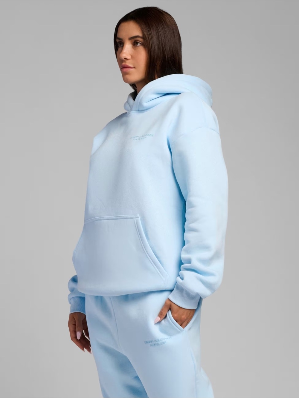 Comfrt Pastel Collection Baby Blue XL Hoodie L Sweatpants - Picture 2 of 5